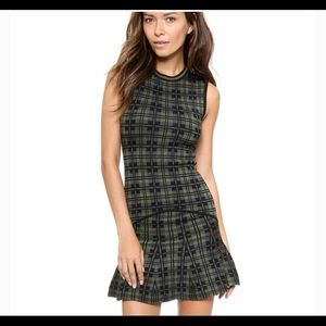 Torn by Ronny Kobo plaid fit flare bandage dress